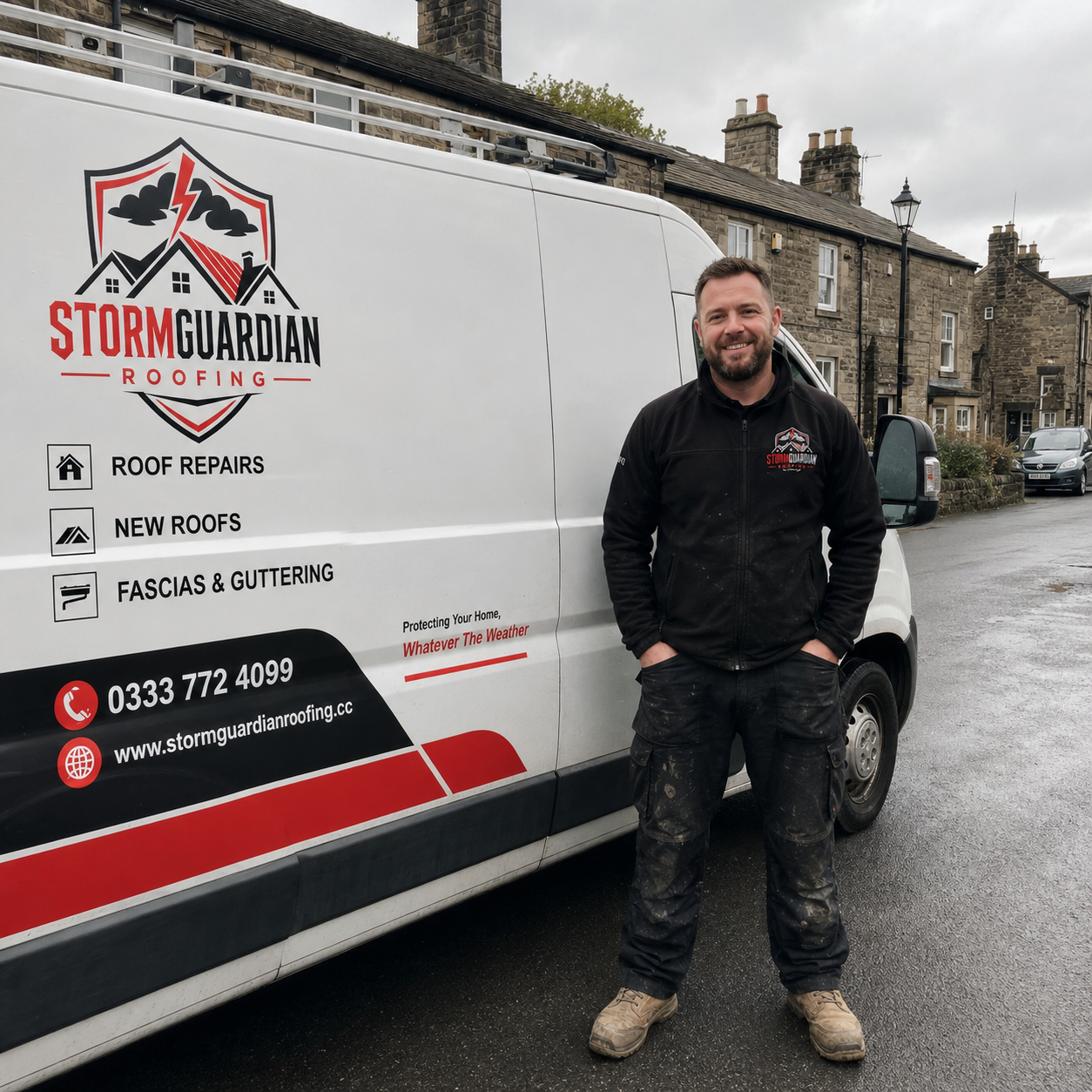Lee Stephens, owner of Stormguardian Roofing