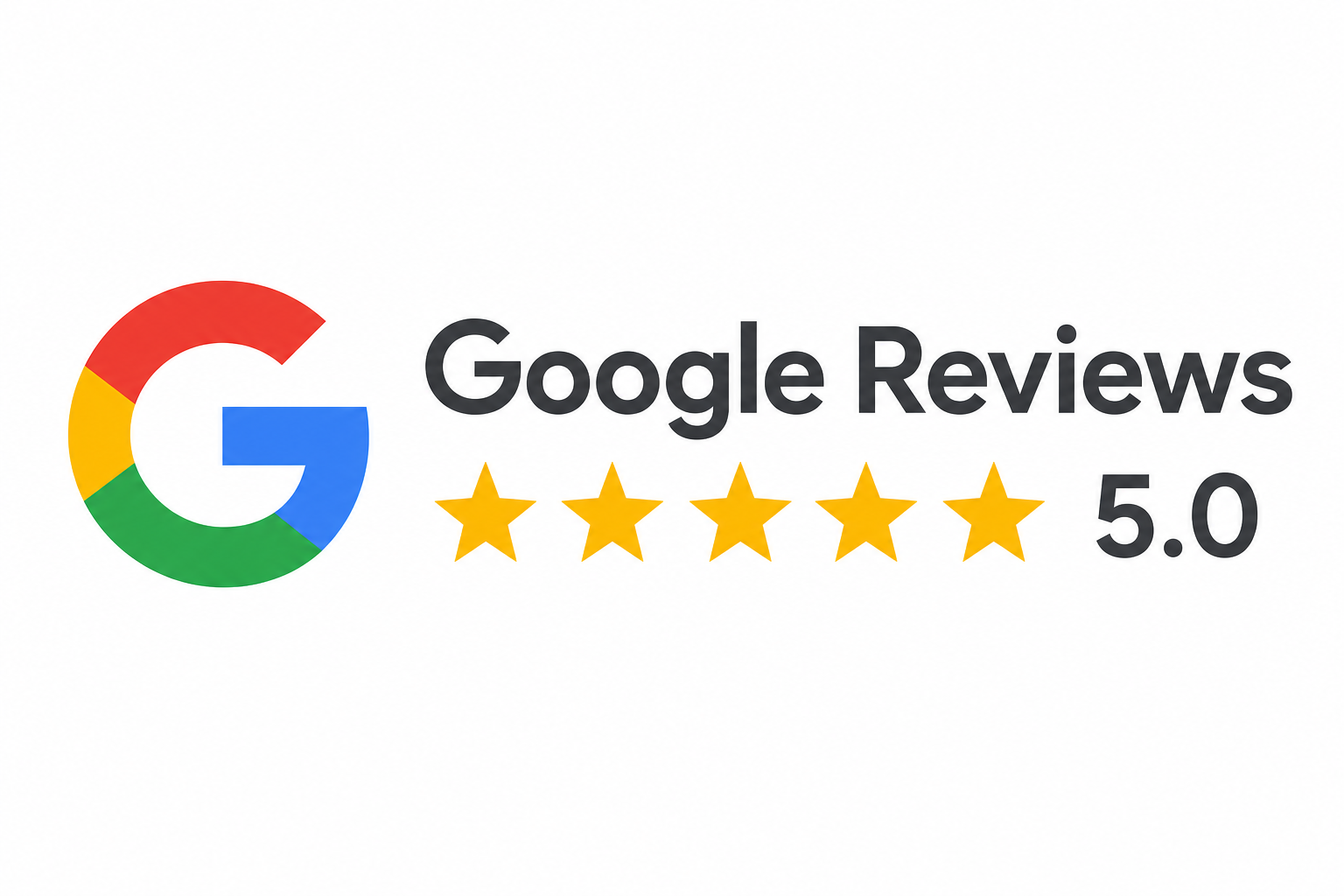 Google Reviews 5.0 stars